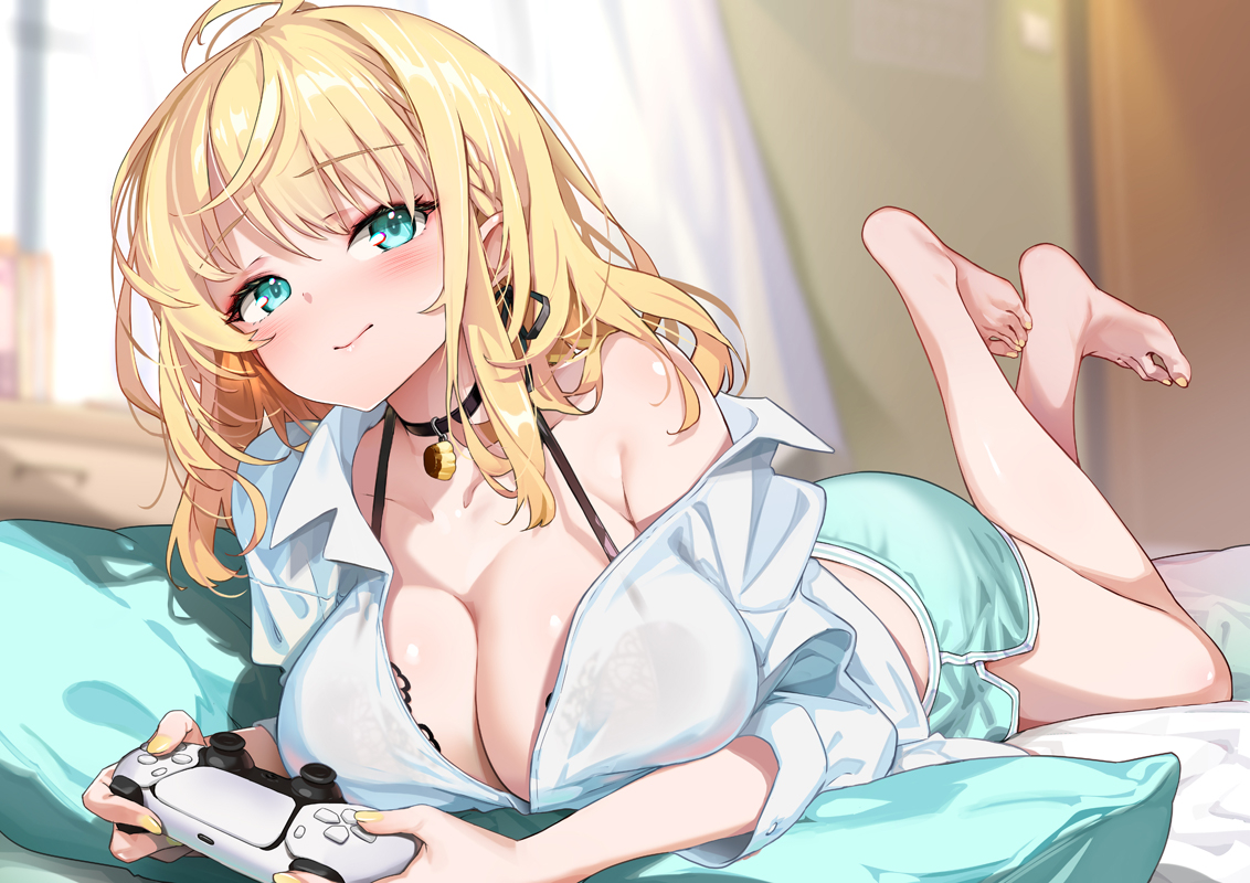 This is a pixiv picture whose title is 仕事絵.