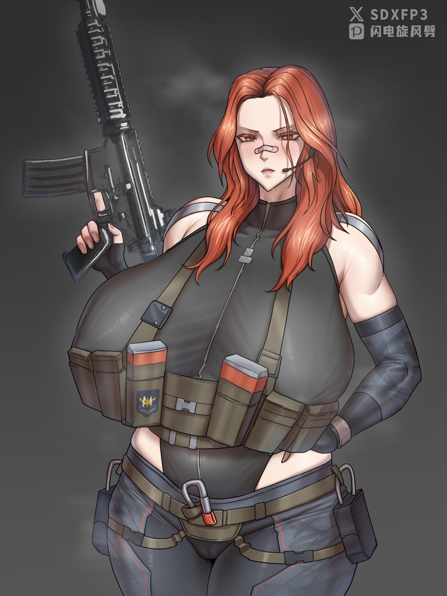 This is a pixiv picture whose title is 疾风.
