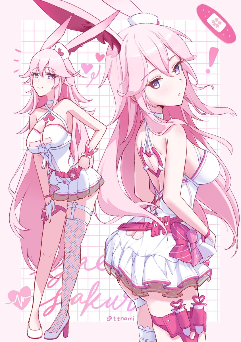 This is a pixiv picture whose title is 夏色樱梦.