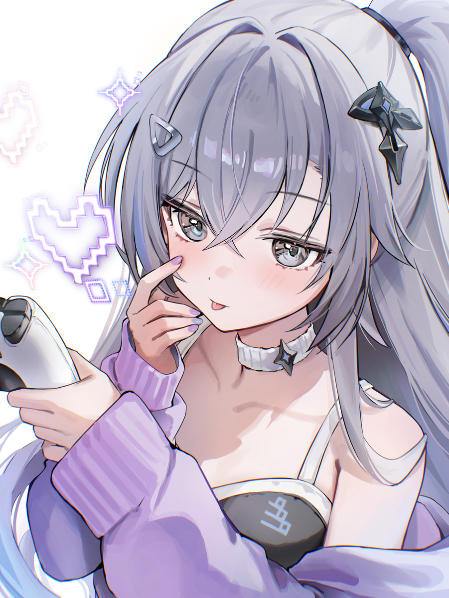 This is a pixiv picture whose title is 銀狼.
