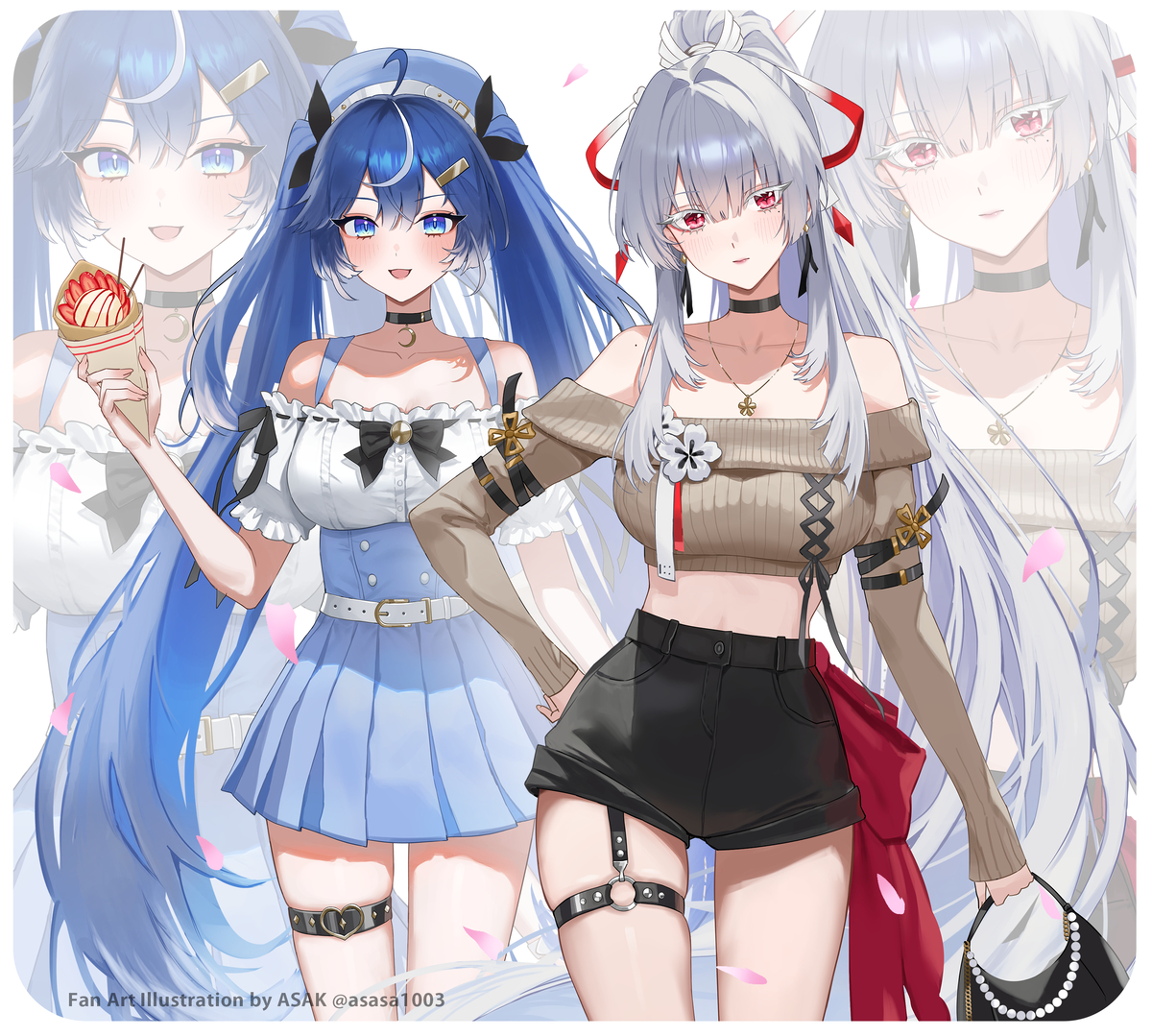 This is a pixiv picture whose title is ユーノ& ひゆき.