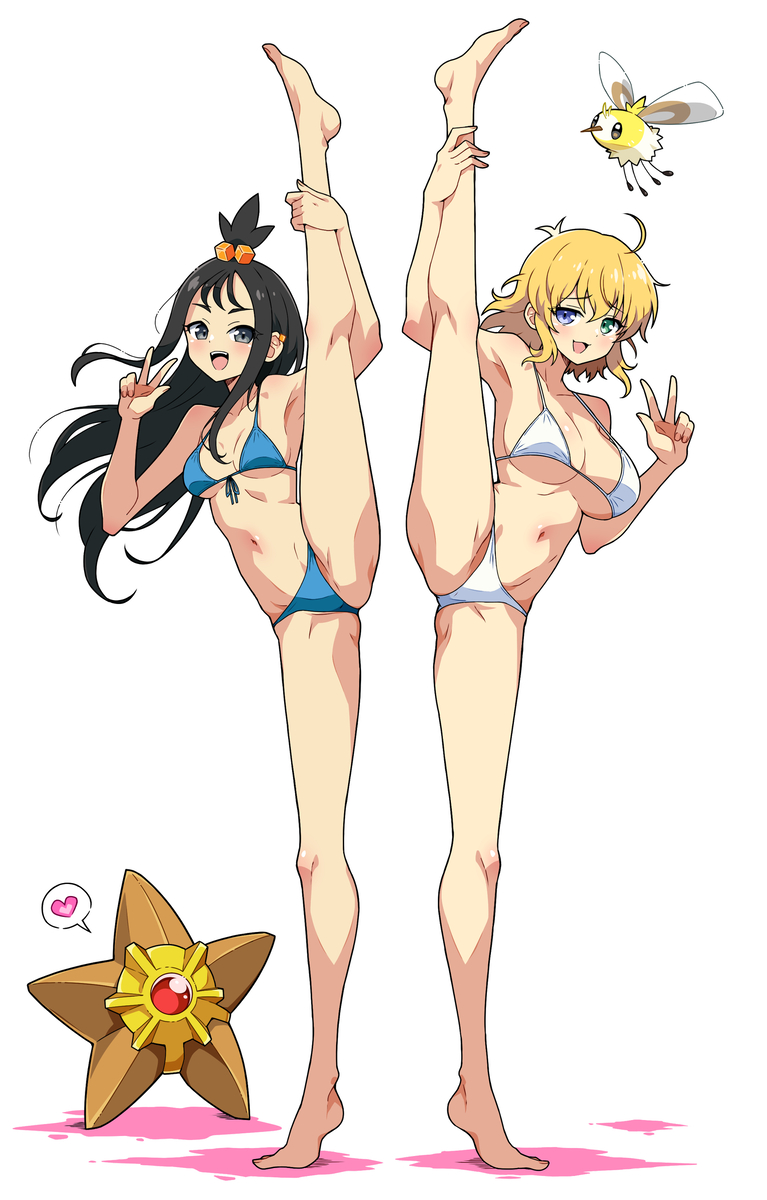 This is a pixiv picture whose title is デウロちゃん&両奈ちゃん.