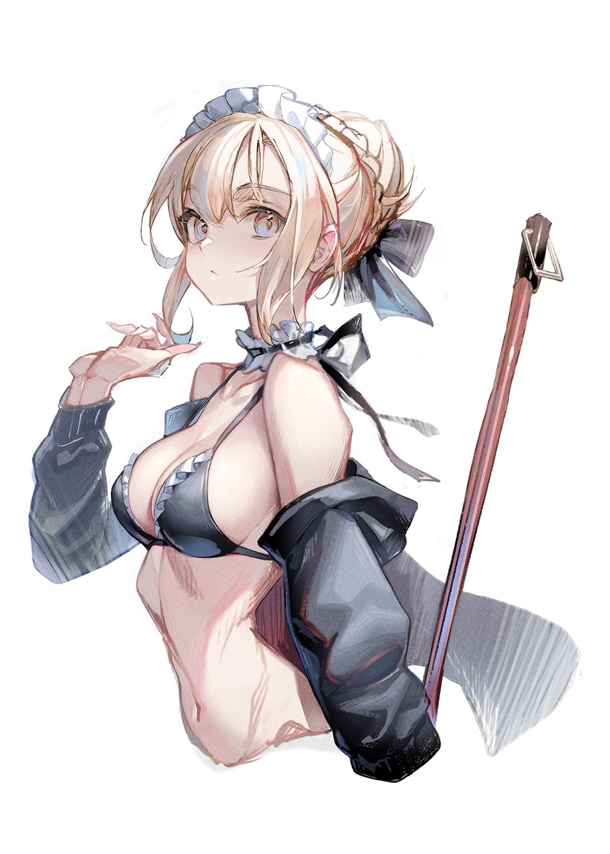 This is a pixiv picture whose title is メイドオルタさん.