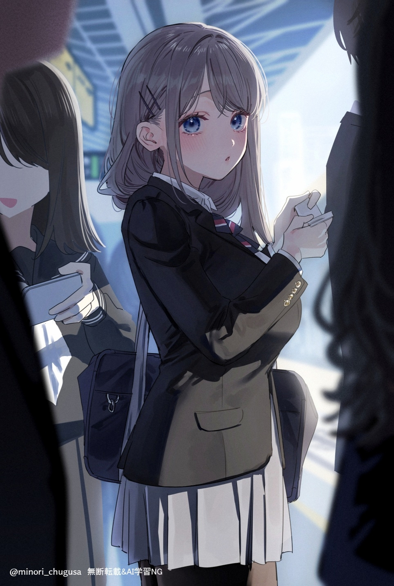 This is a pixiv picture whose title is ｢……………あ、おはよ！｣.