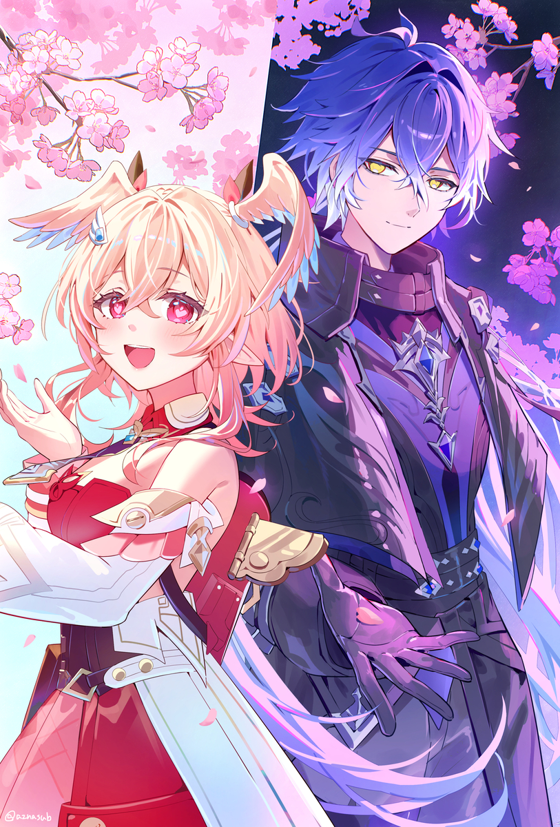 This is a pixiv picture whose title is 桜が似合いそうな妖精さん.