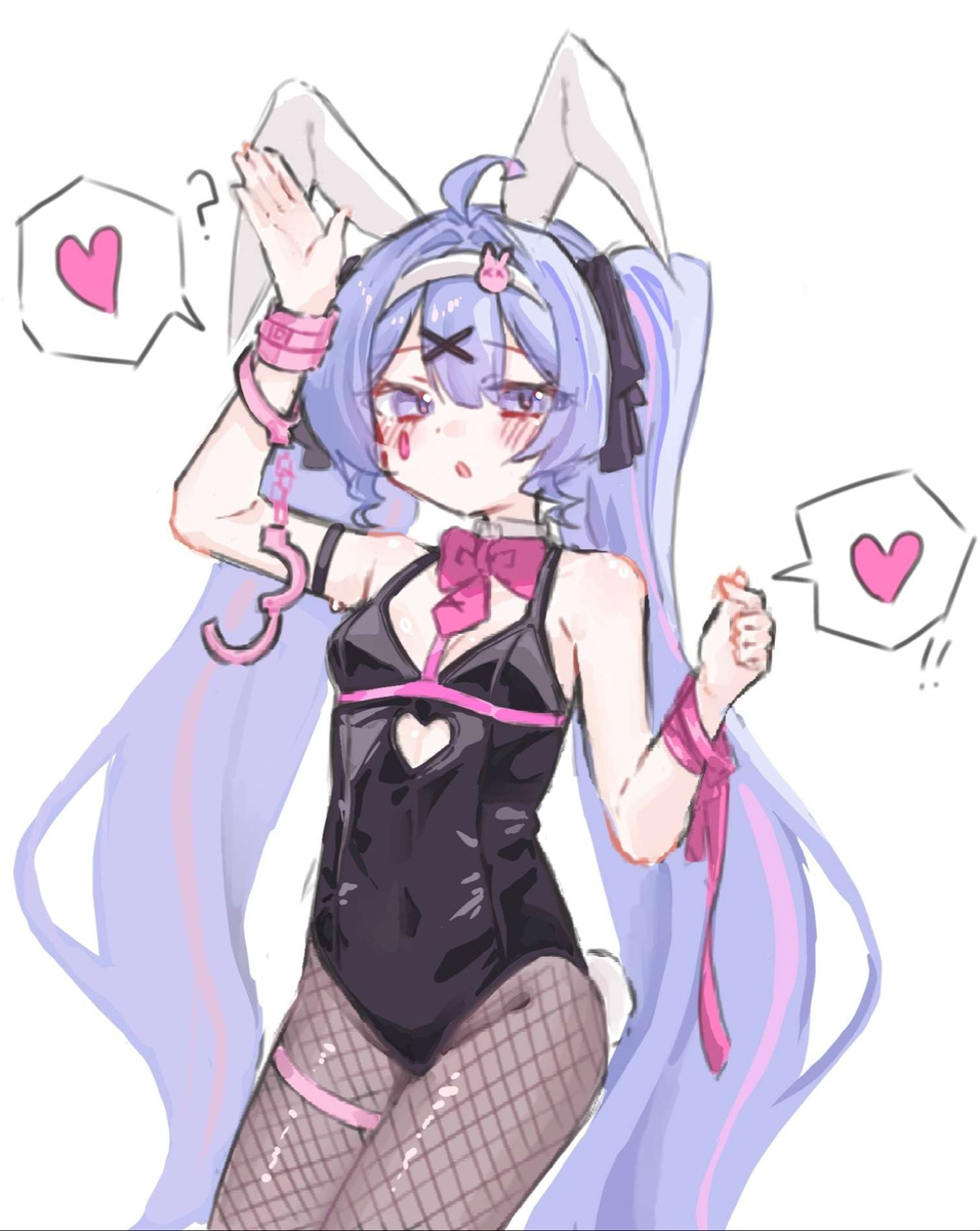 This is a pixiv picture whose title is ラビットホールミク.