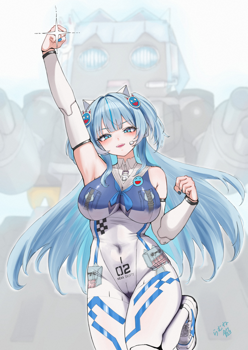 This is a pixiv picture whose title is メカミシフティー.