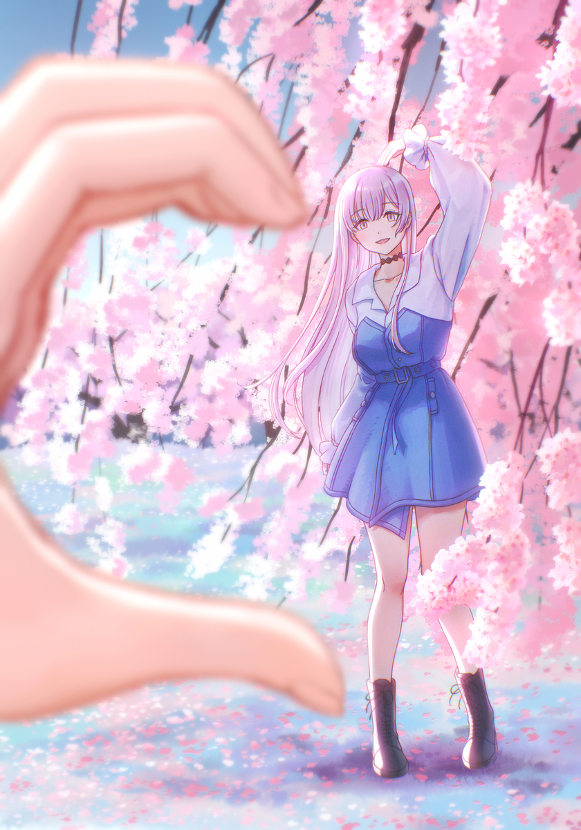 This is a pixiv picture whose title is 桜.