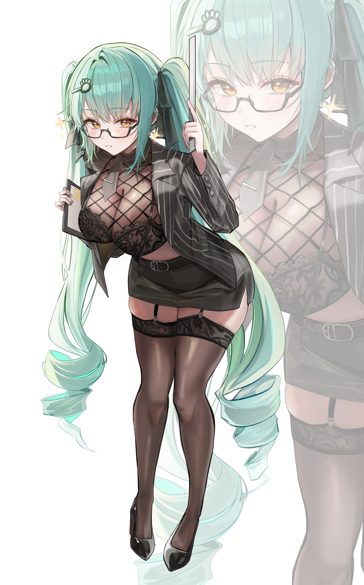 This is a pixiv picture whose title is プリバティ - シャープレッスン🩵👩‍🏫.