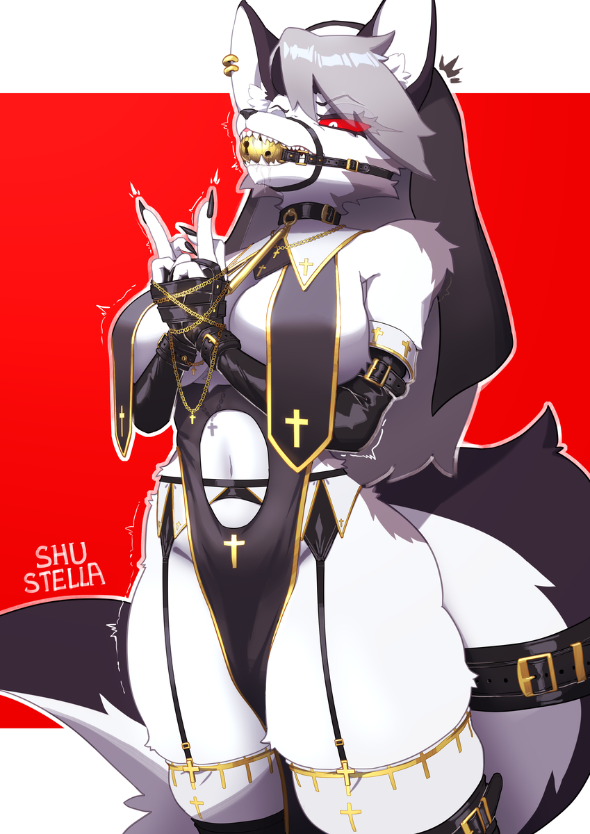 This is a pixiv picture whose title is 恶犬的再教育.