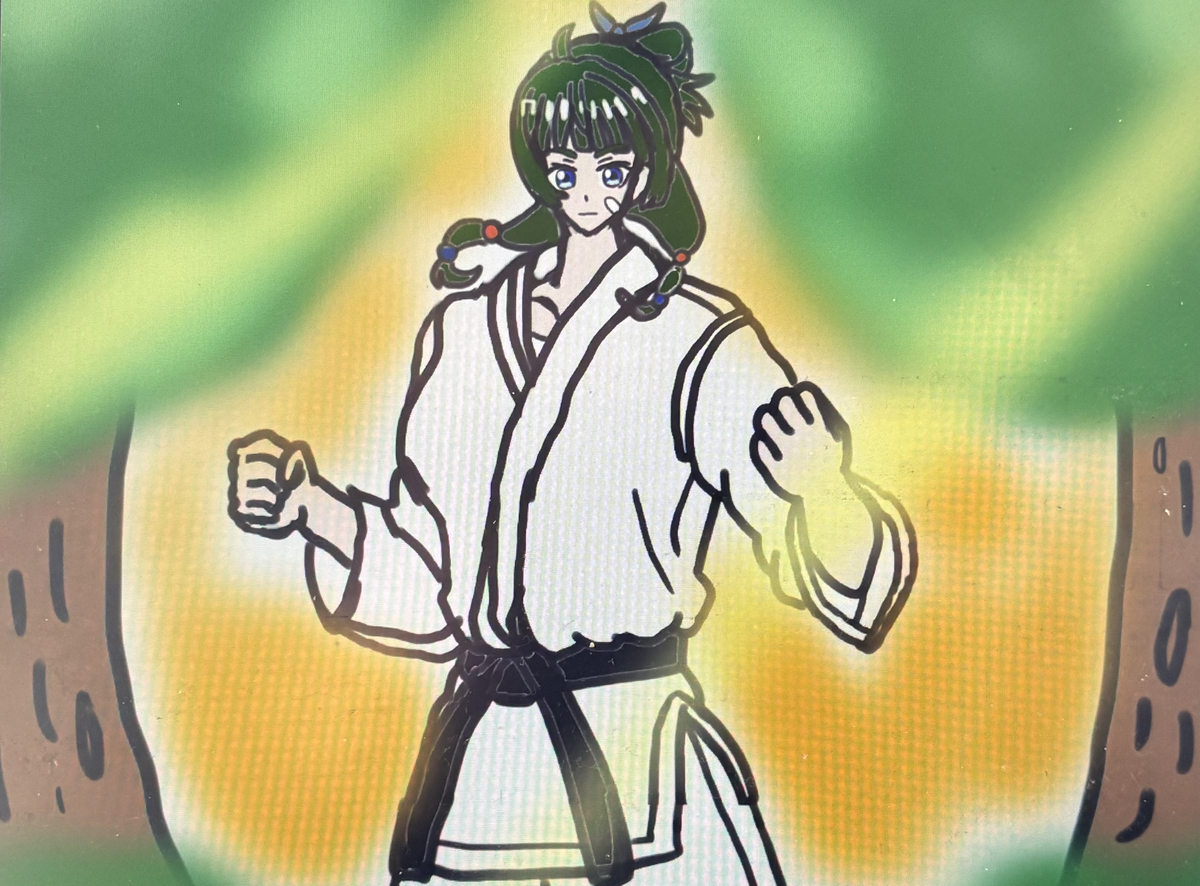 This is a pixiv picture whose title is 猫猫✨🥋✨.