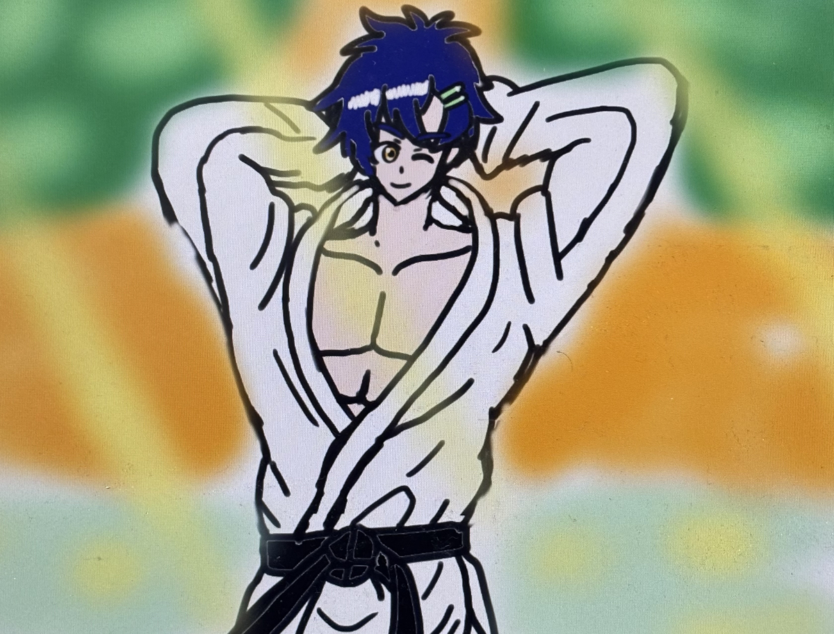 This is a pixiv picture whose title is 空手ボーイ・麻中蓬✨🥋✨.