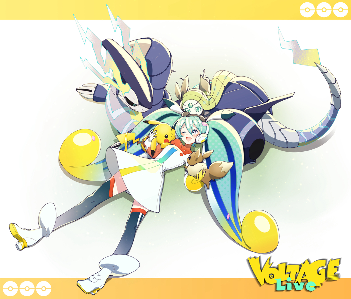 This is a pixiv picture whose title is ポケミクライブありがとう！.