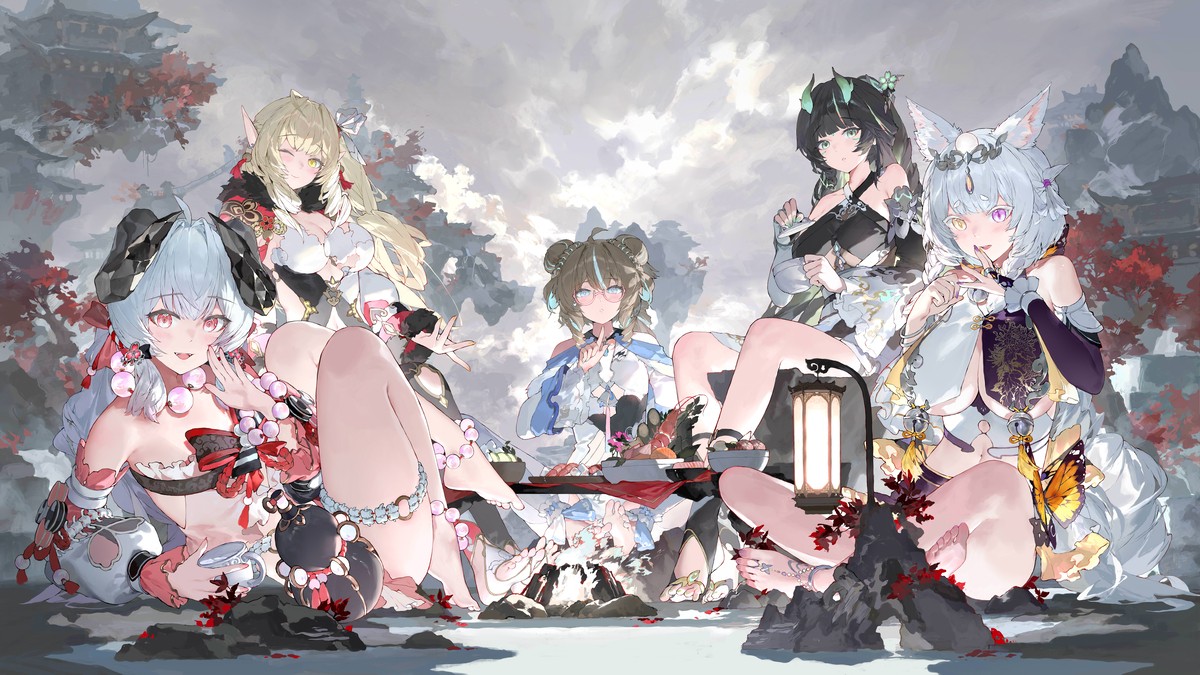 This is a pixiv picture whose title is 问仙.