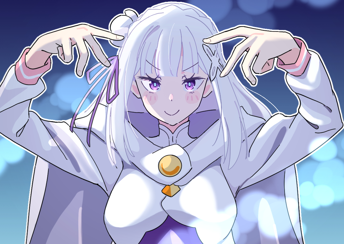 This is a pixiv picture whose title is エミリア.