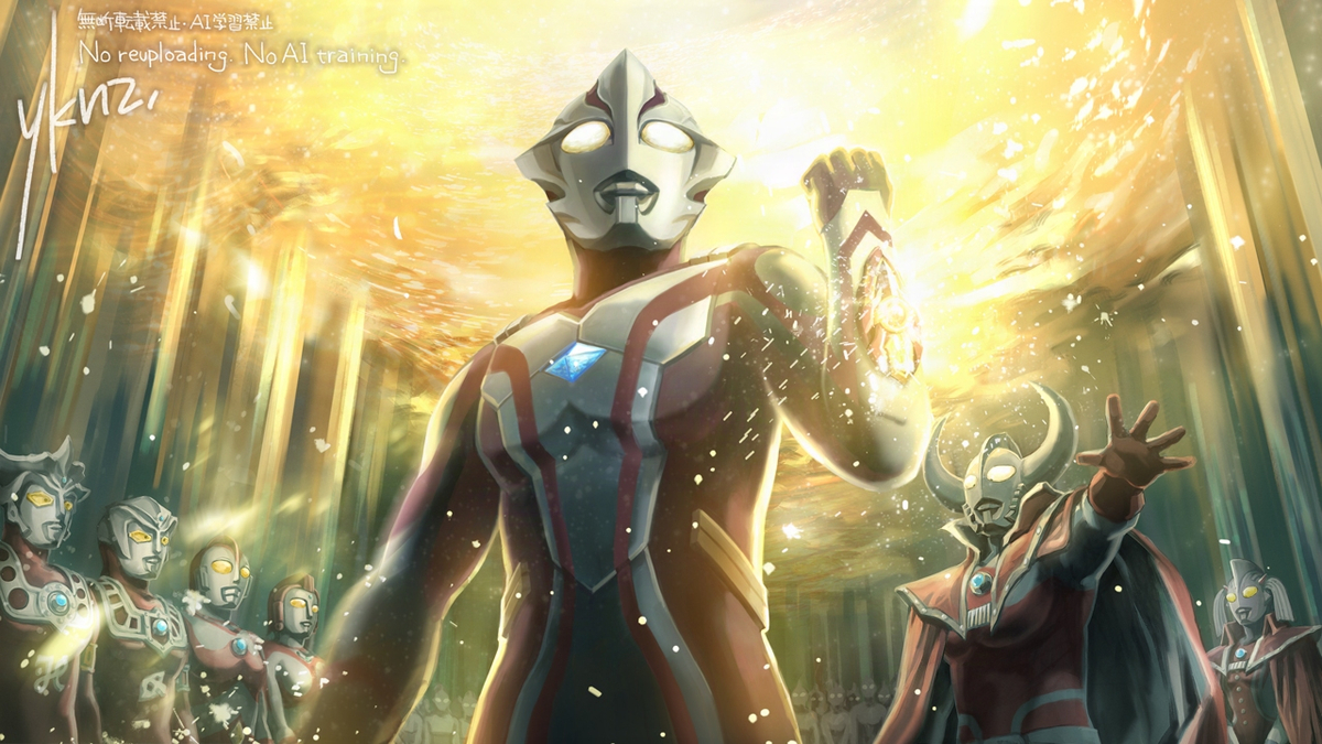 This is a pixiv picture whose title is 今より君は「ウルトラマン」だ.
