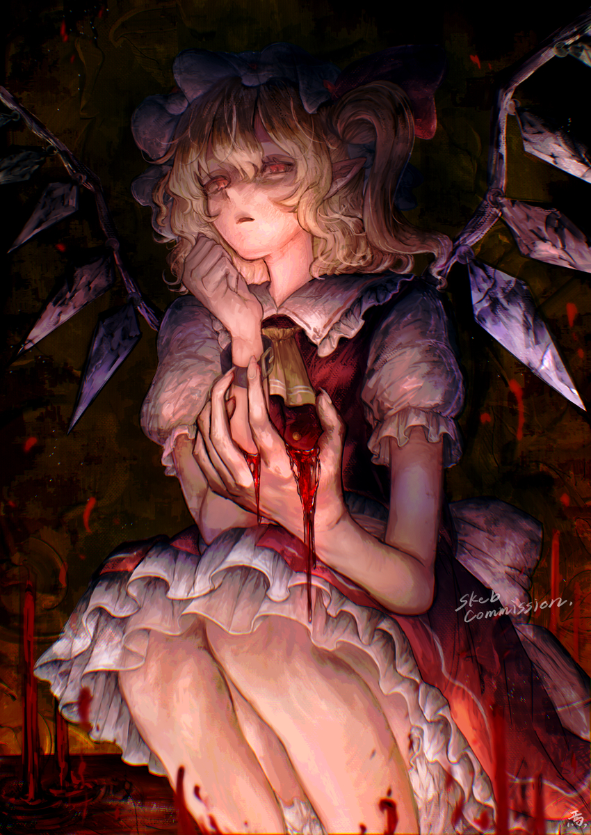 This is a pixiv picture whose title is 🩸.