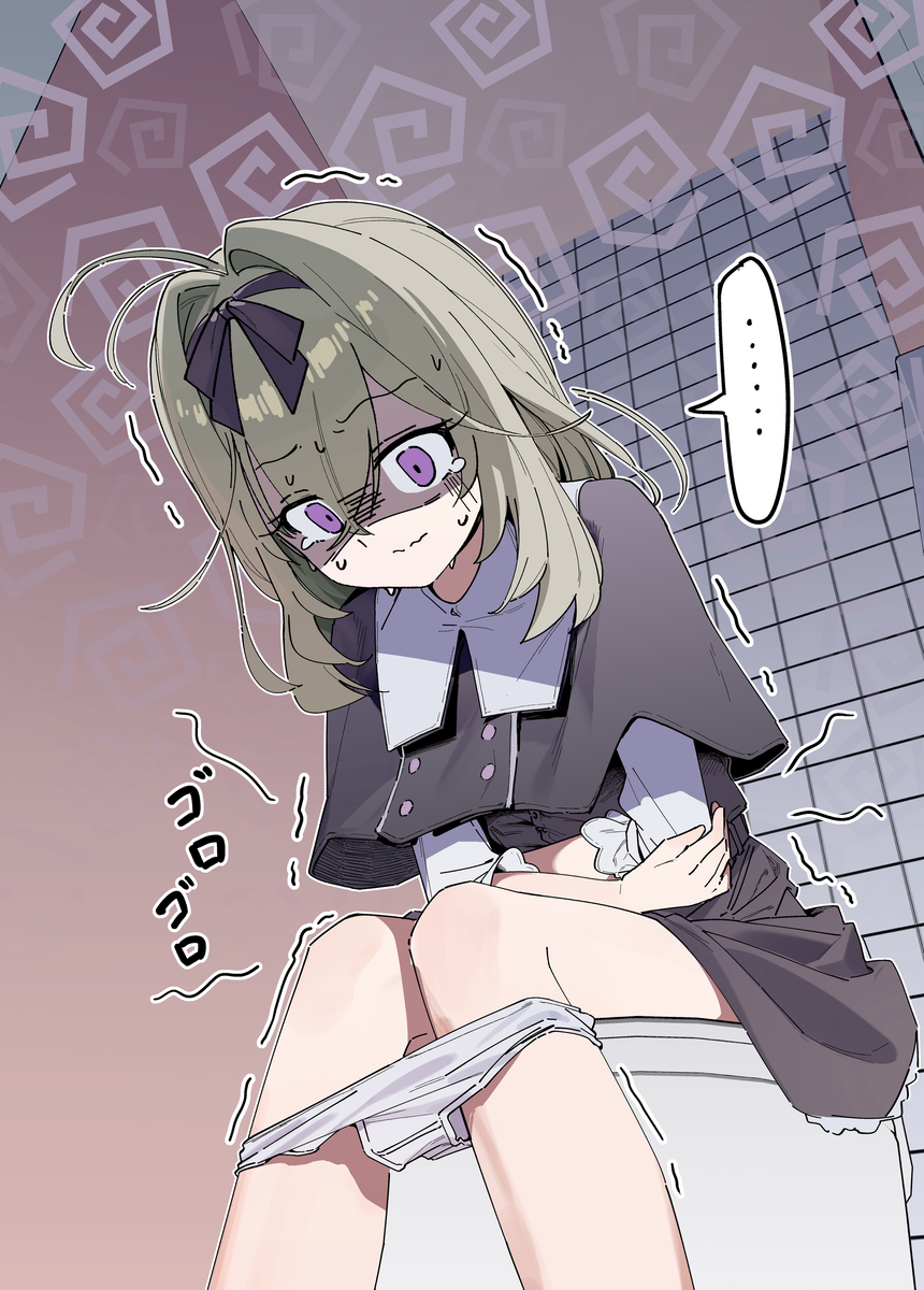This is a pixiv picture whose title is 食べすぎ....