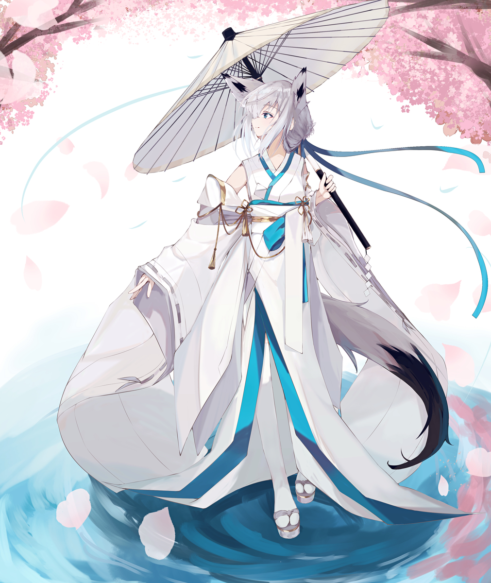 This is a pixiv picture whose title is 江風（ケッコン衣装）.