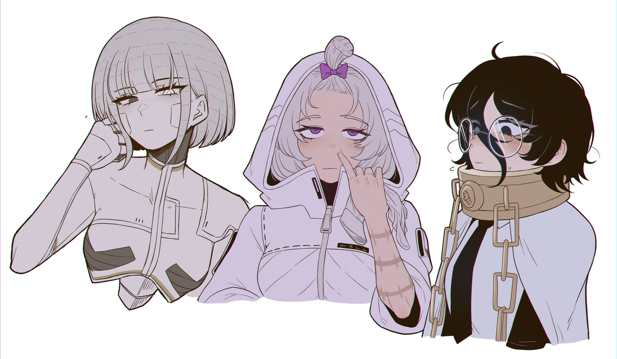 This is a pixiv picture whose title is 싹둑싹둑.
