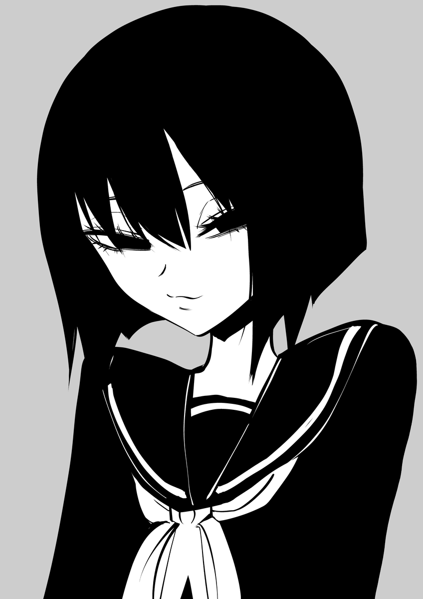 This is a pixiv picture whose title is みくりちゃん描いたやつ.