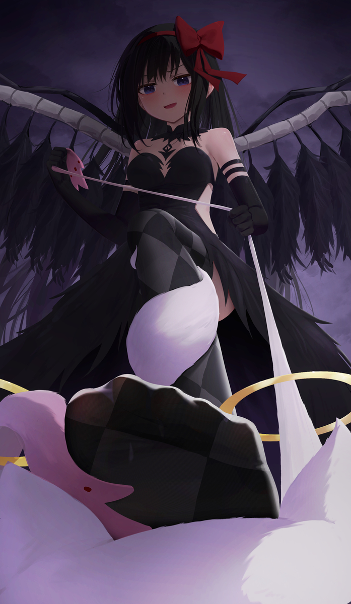 This is a pixiv picture whose title is 暁美ほむら.