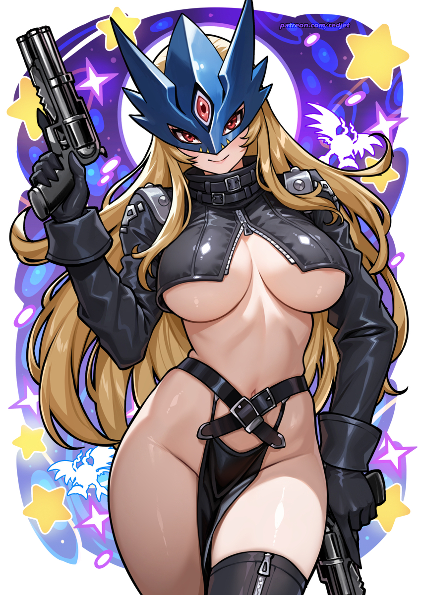 This is a pixiv picture whose title is ベルスターモン.