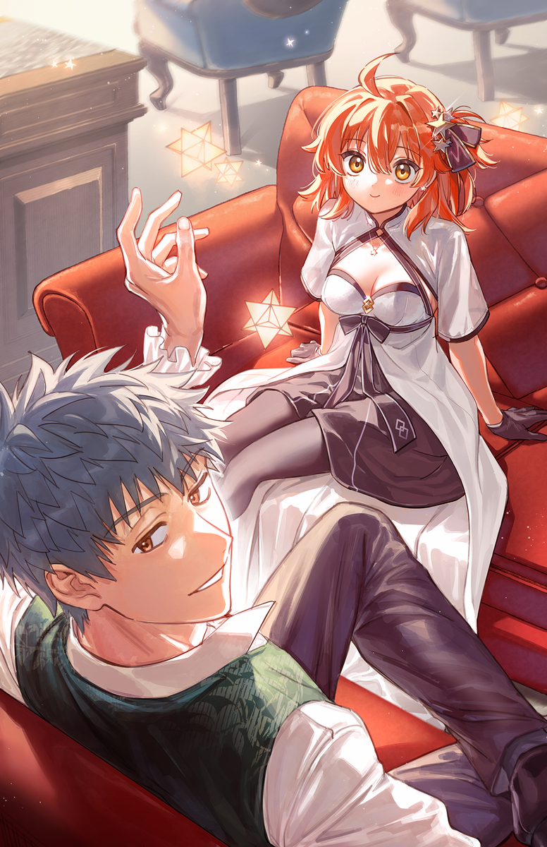 This is a pixiv picture whose title is 舞台裏.