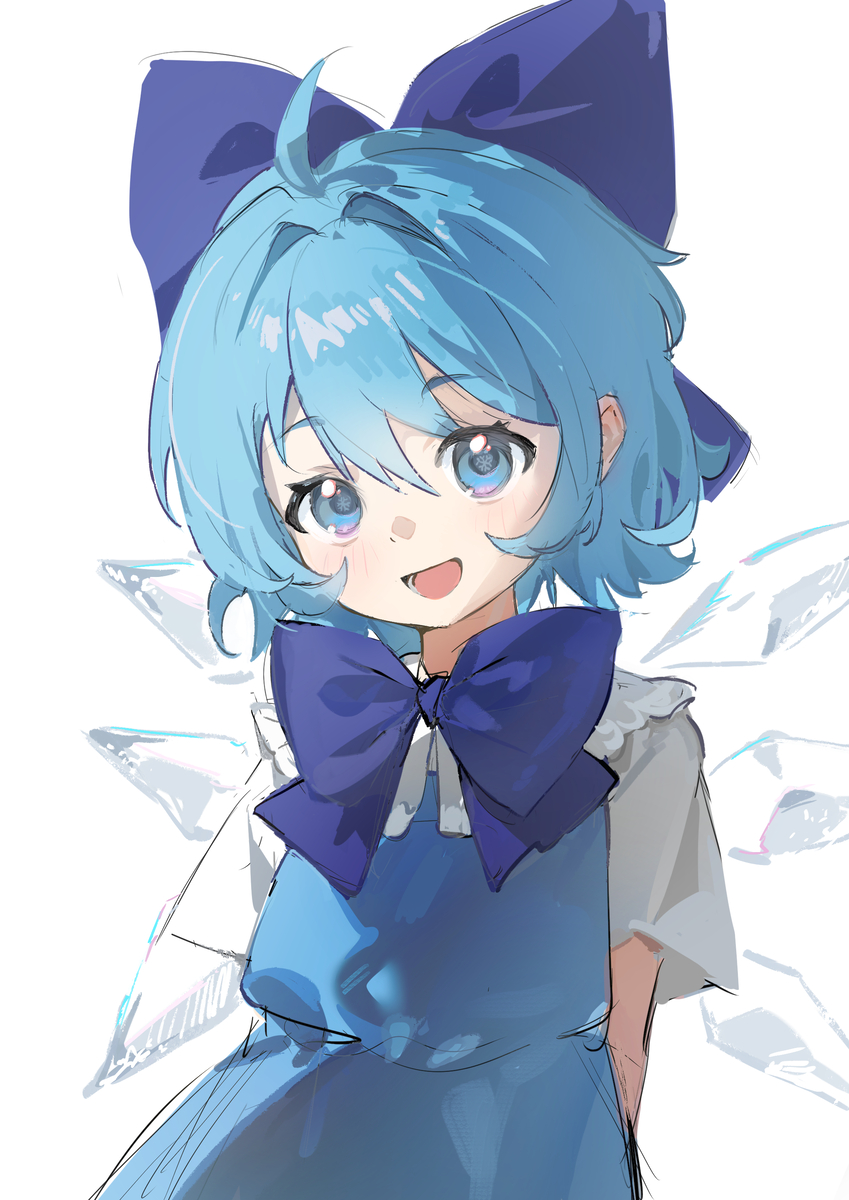 This is a pixiv picture whose title is チルノ.