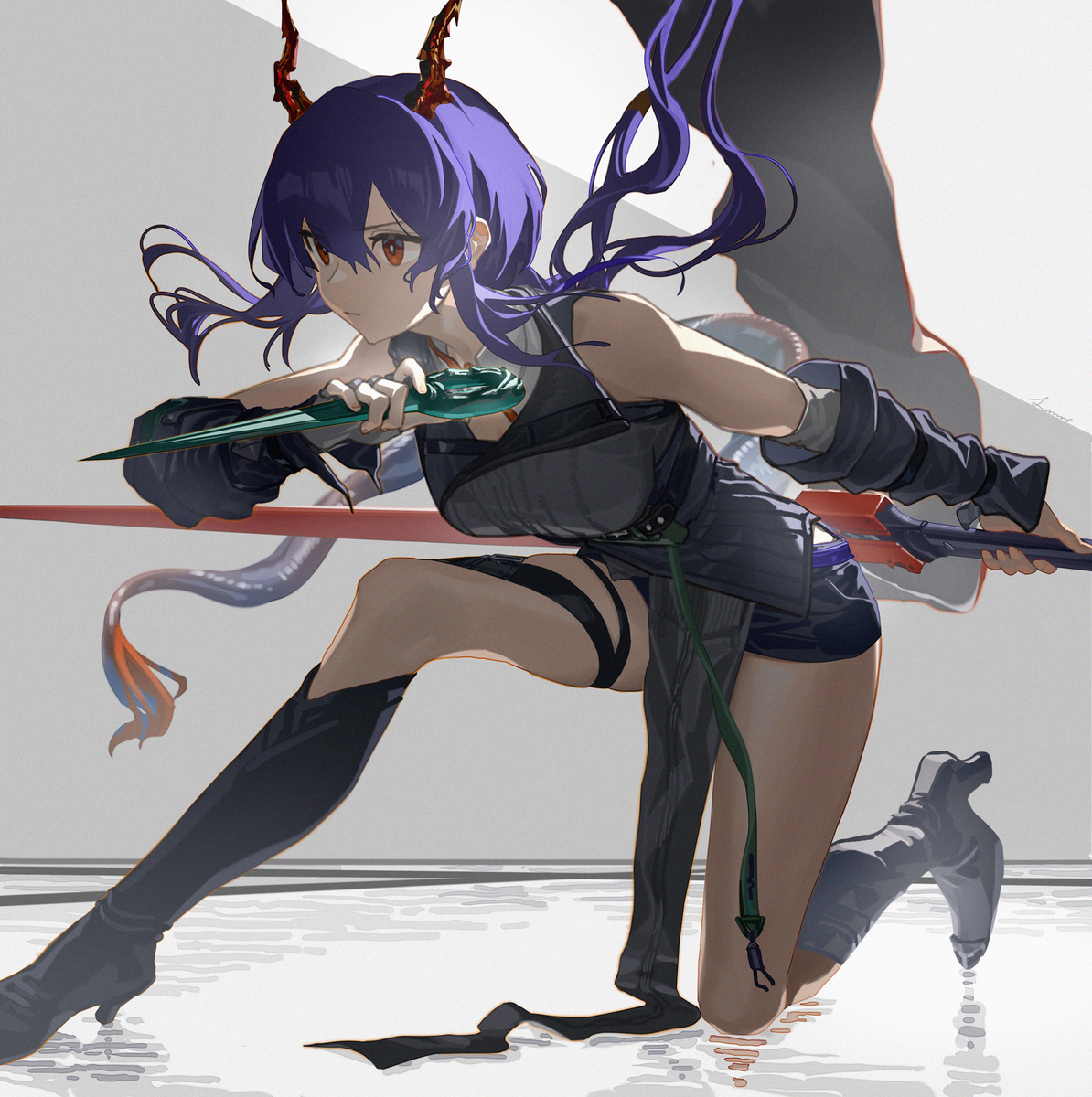 This is a pixiv picture whose title is 摸.