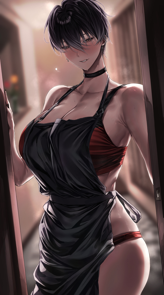 This is a pixiv picture whose title is Come home🖤.