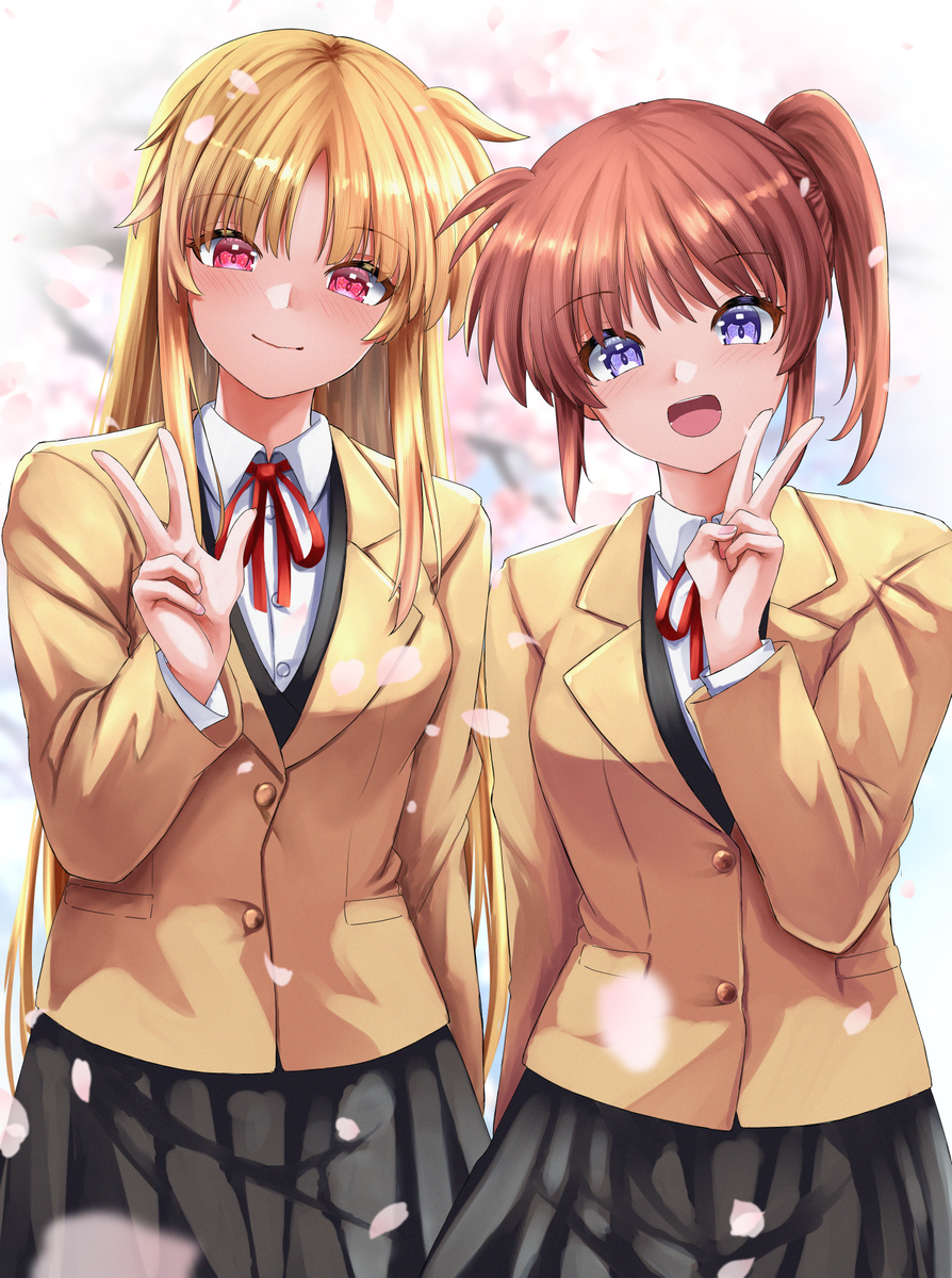 This is a pixiv picture whose title is なのフェイ.