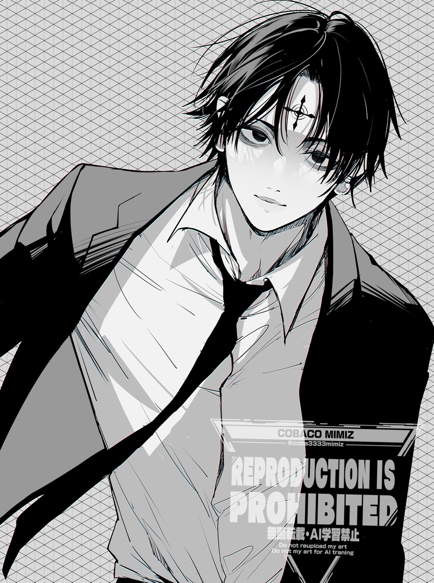 This is a pixiv picture whose title is 【H×H】クロロ.