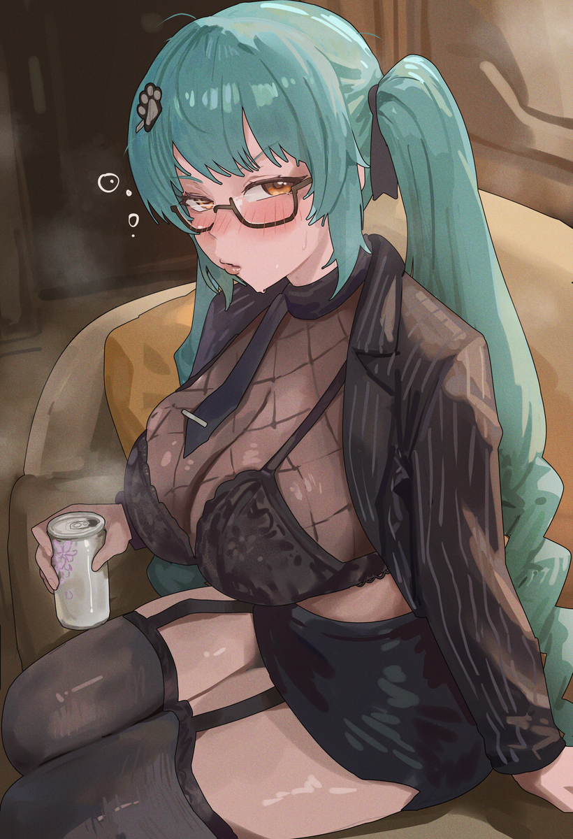 This is a pixiv picture whose title is I-Im not drunk!.
