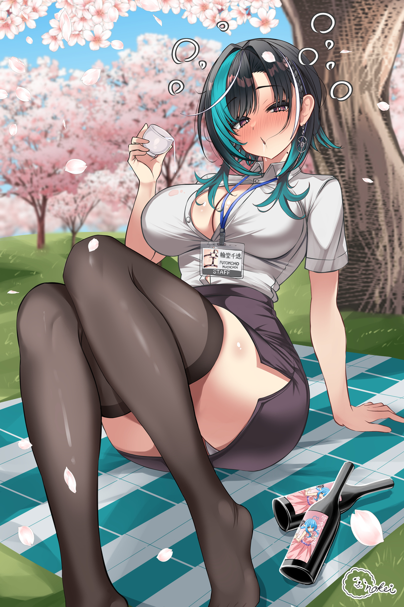 This is a pixiv picture whose title is OLよっぱっぱちはちゃん.