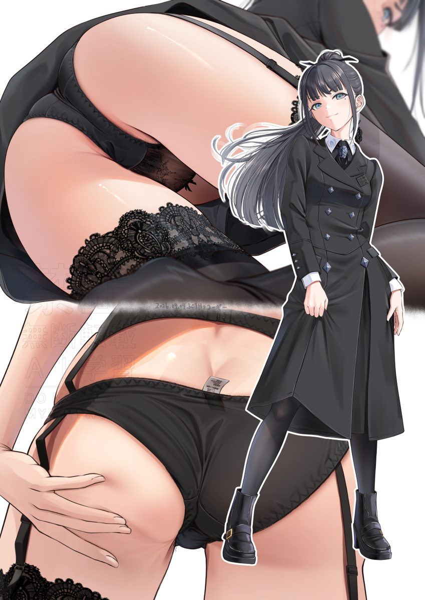 This is a pixiv picture whose title is 副会長のパンツ.