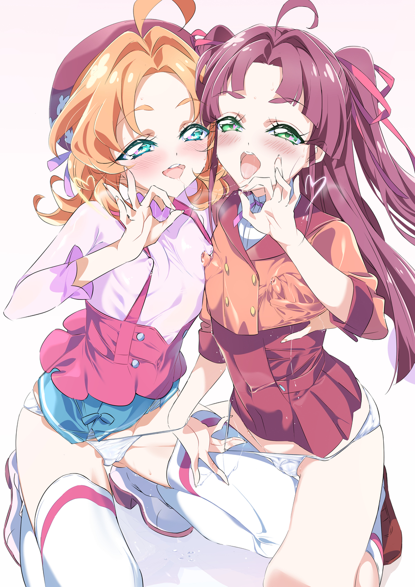 This is a pixiv picture whose title is あんみく.