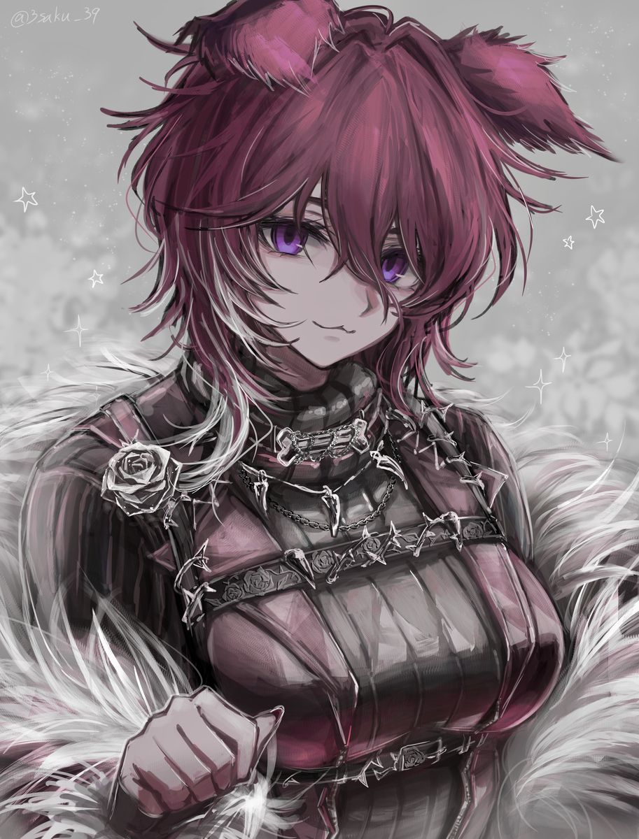 This is a pixiv picture whose title is 犬耳ちゃん.