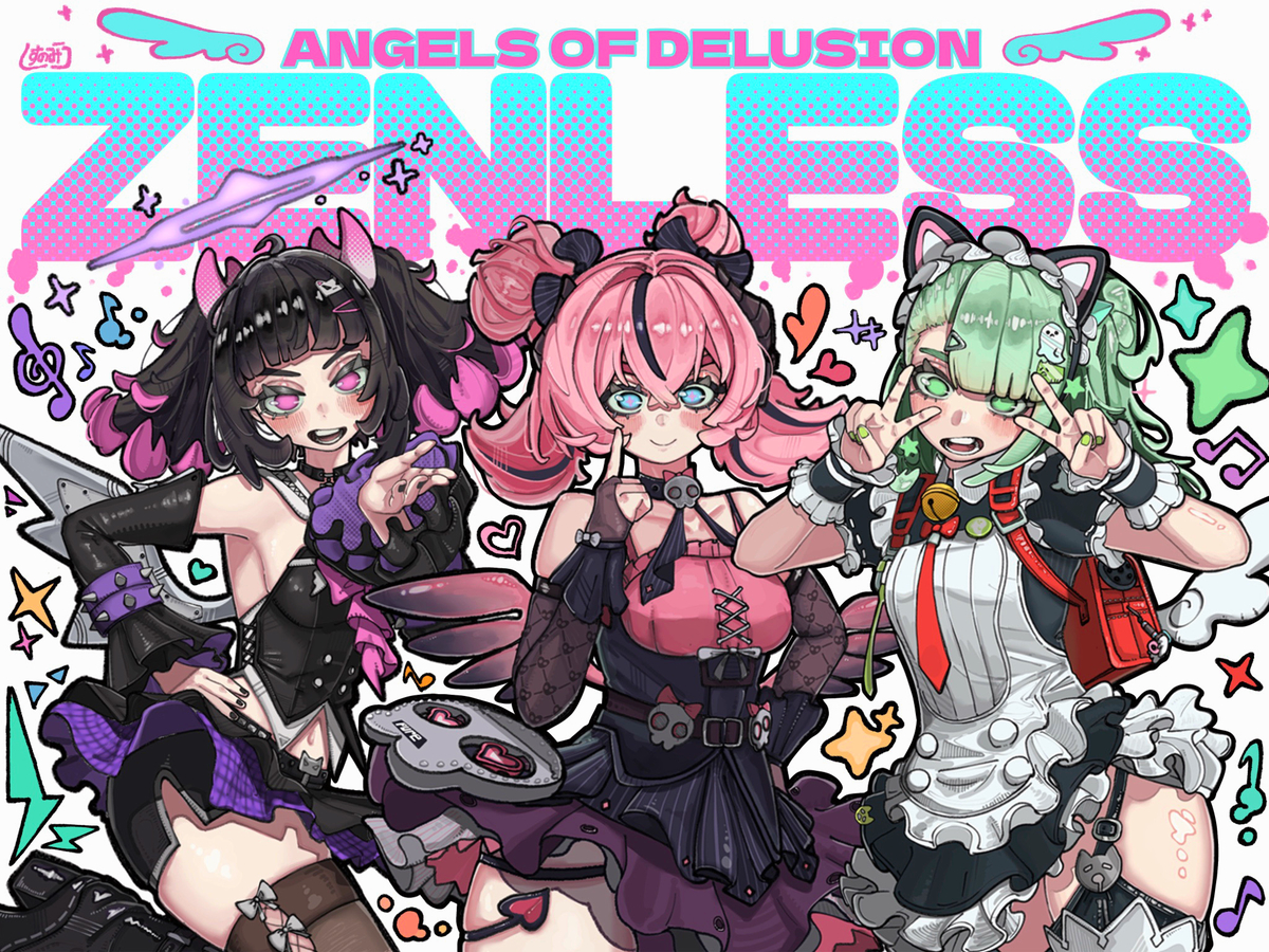 This is a pixiv picture whose title is ⭐︎ ⭐︎ 妄想エンジェル ⭐︎ ⭐︎.
