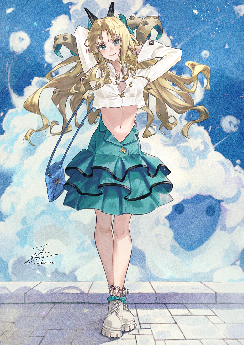 This is a pixiv picture whose title is エレシュキガル.