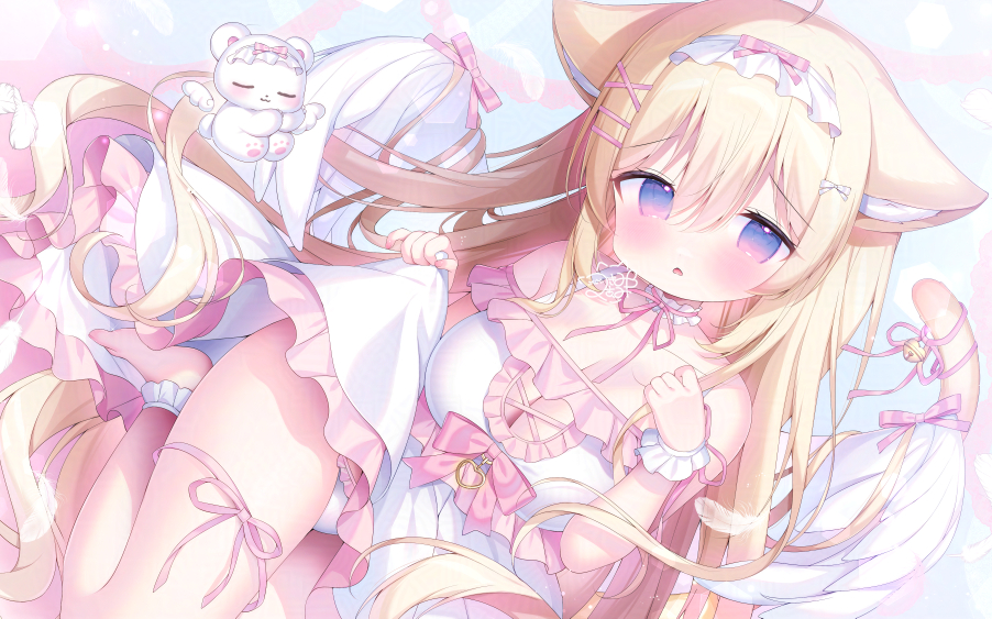 This is a pixiv picture whose title is 〚お仕事〛天使まひにゃ.