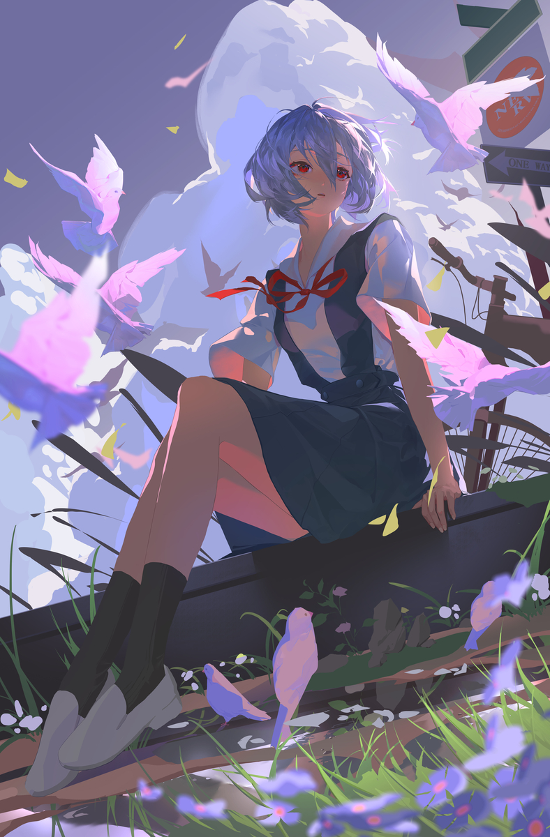 This is a pixiv picture whose title is 飞.