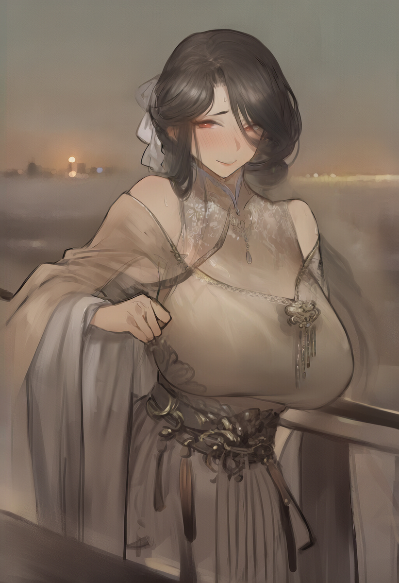 This is a pixiv picture whose title is 可以啊c站有人做我lora了，期待一波同人我设计扎加拉去了.
