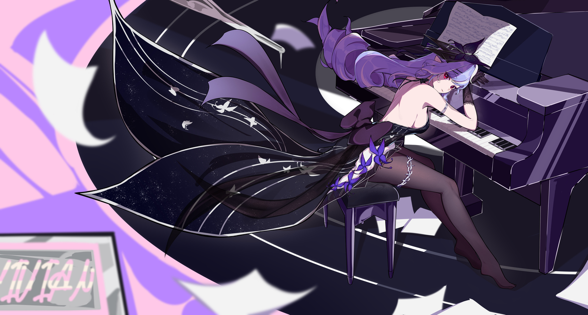 This is a pixiv picture whose title is 薇薇安的差分.