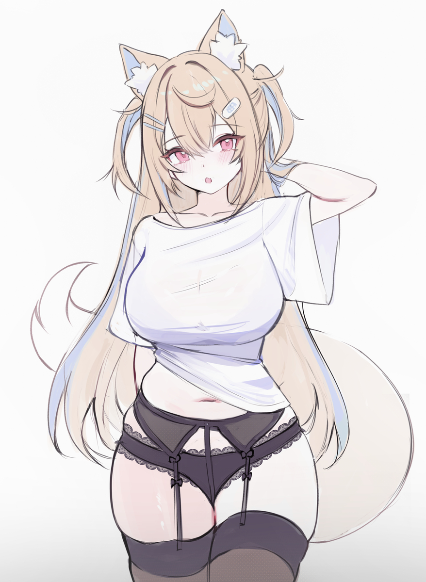 This is a pixiv picture whose title is Fuwawa Abyssgard.