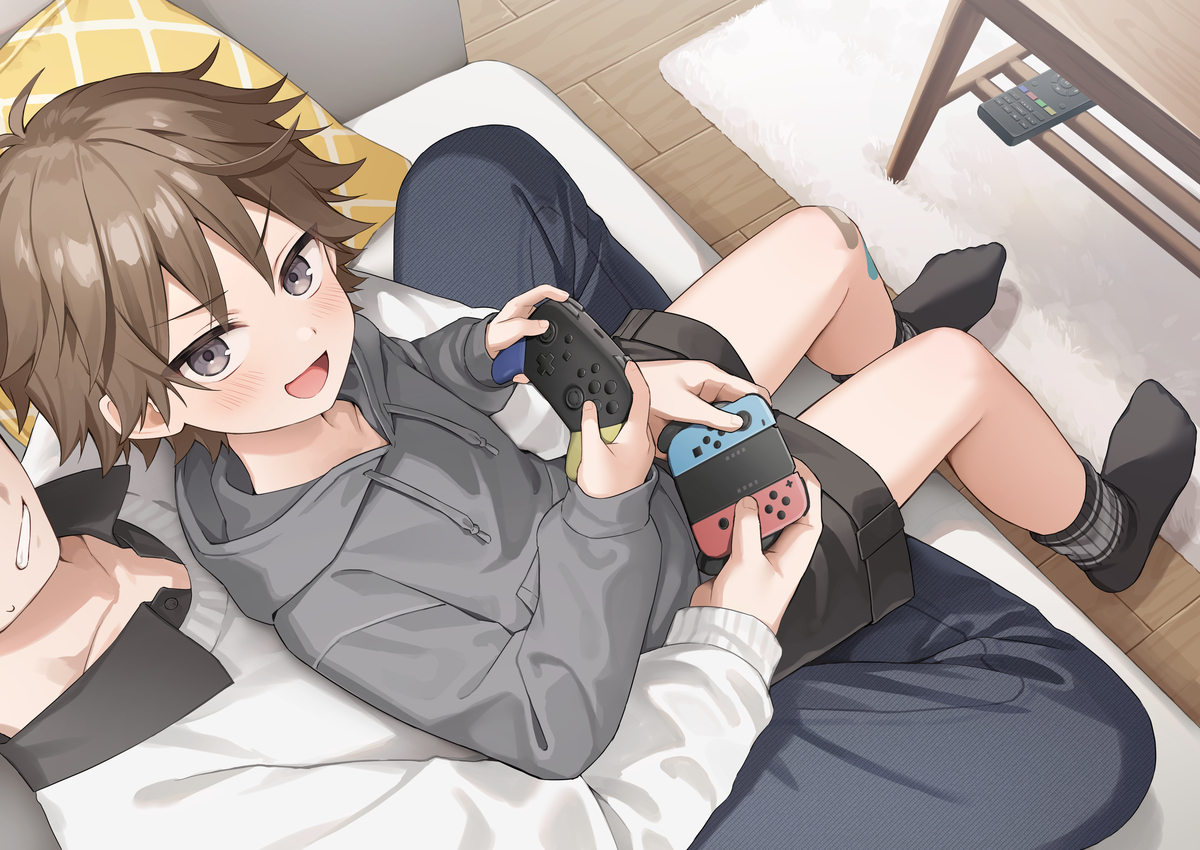 This is a pixiv picture whose title is Skeb.