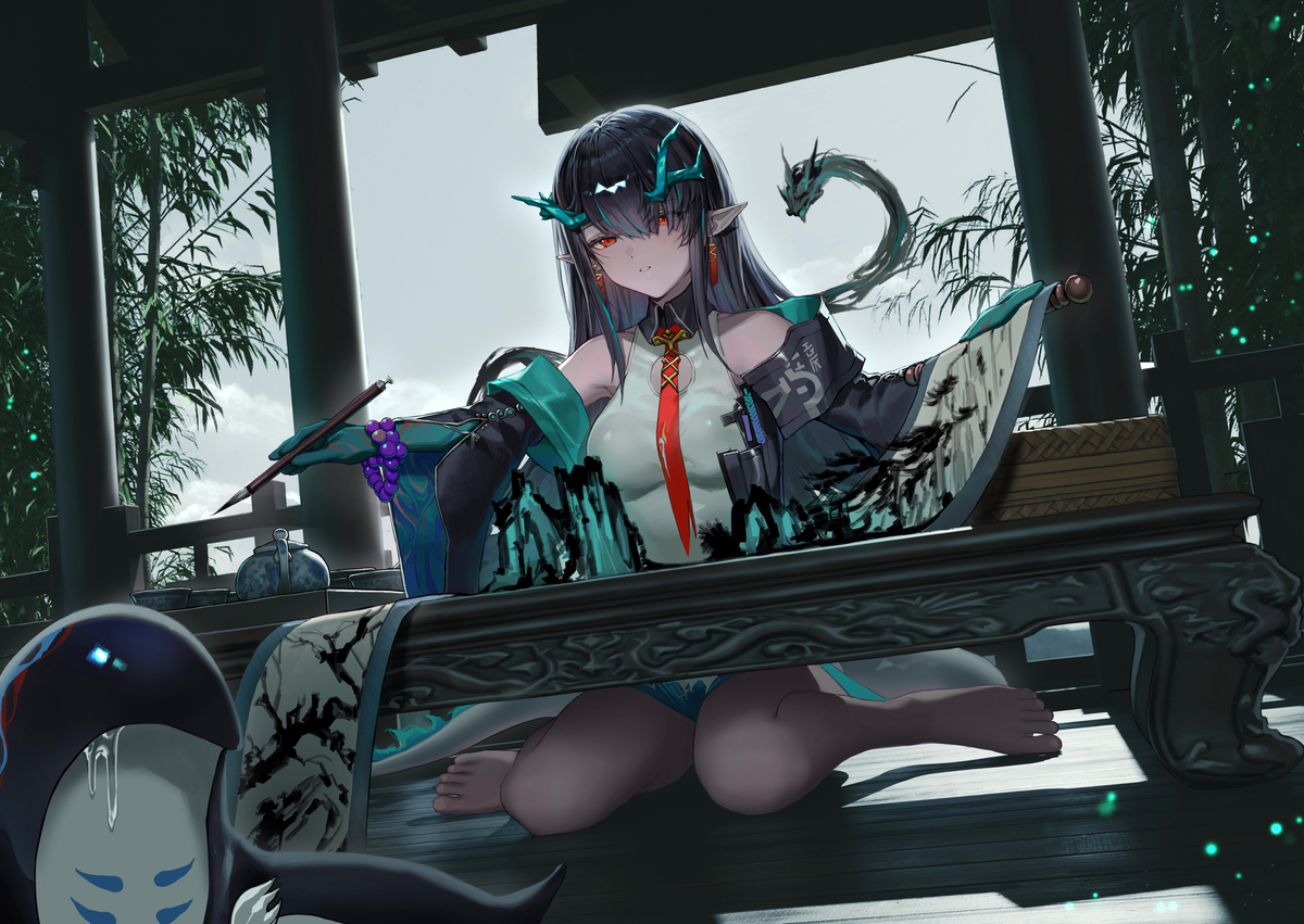 This is a pixiv picture whose title is シー.