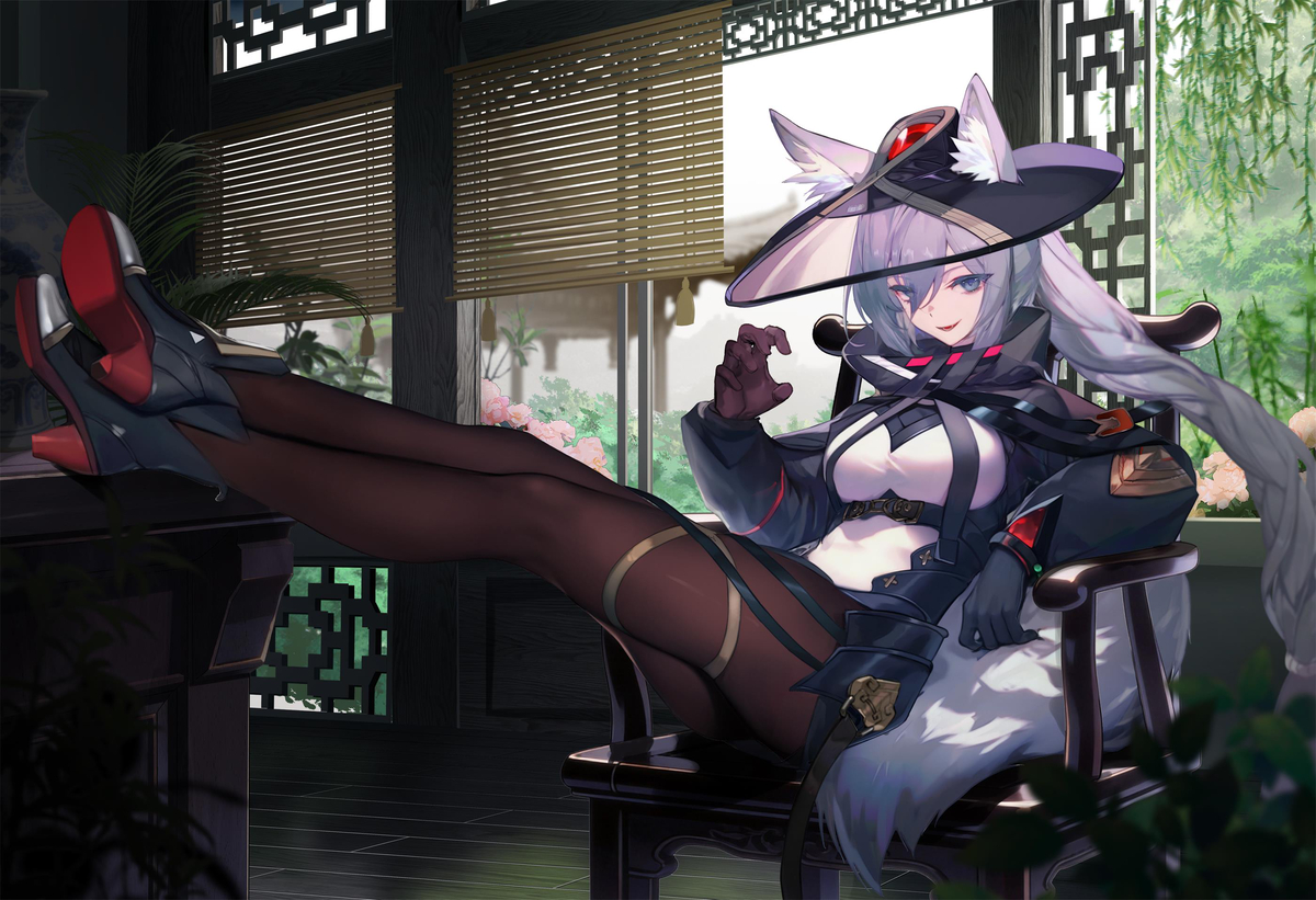This is a pixiv picture whose title is 哟.
