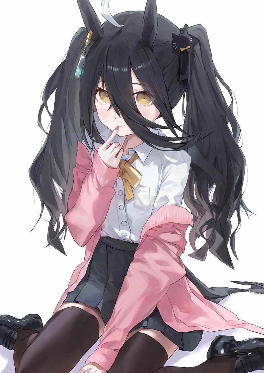 This is a pixiv picture whose title is ギャルカフェ.