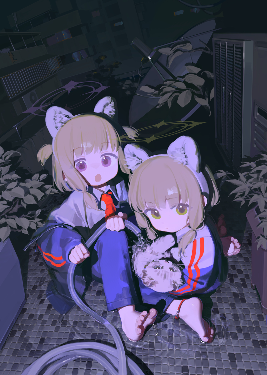 This is a pixiv picture whose title is 你有找到我的猫咪吗.